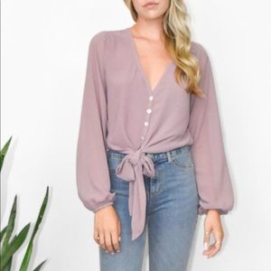 Show Me a Your MuMu Tatum Tie Top